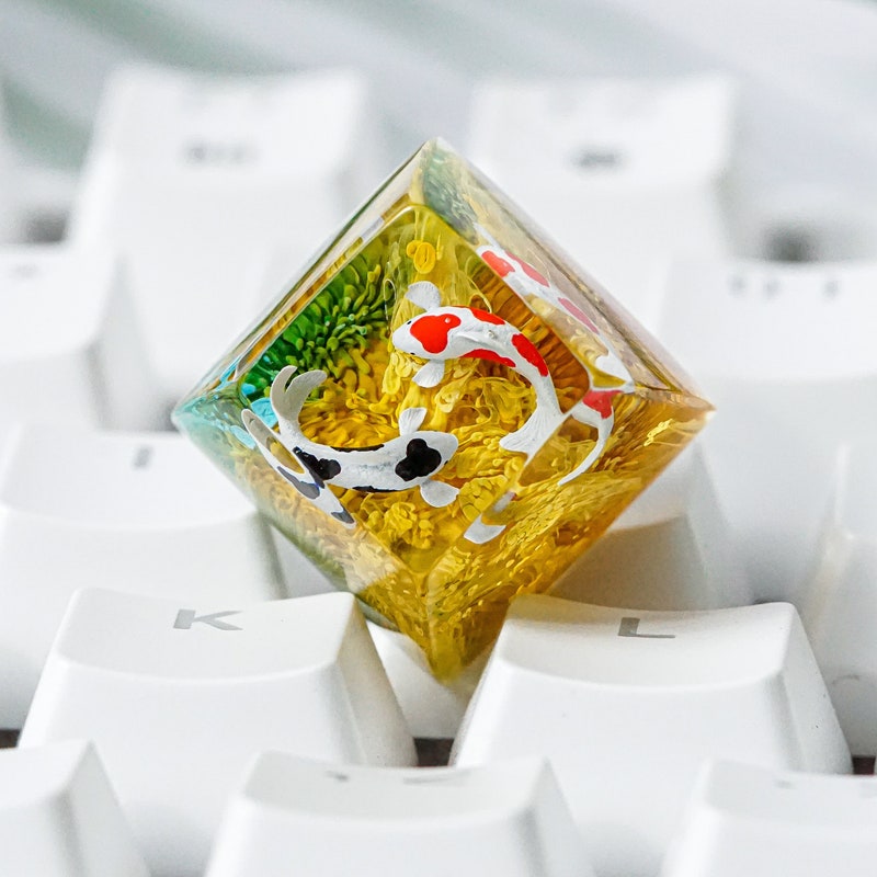 Planet Keycap, Solar Systerm Keycap, Galaxy Keycap, Universe Keycap, Keycap Set for  MX Cherry Switches Mechanical Keyboard, Handmade Gift by DATKEYstudio photo review